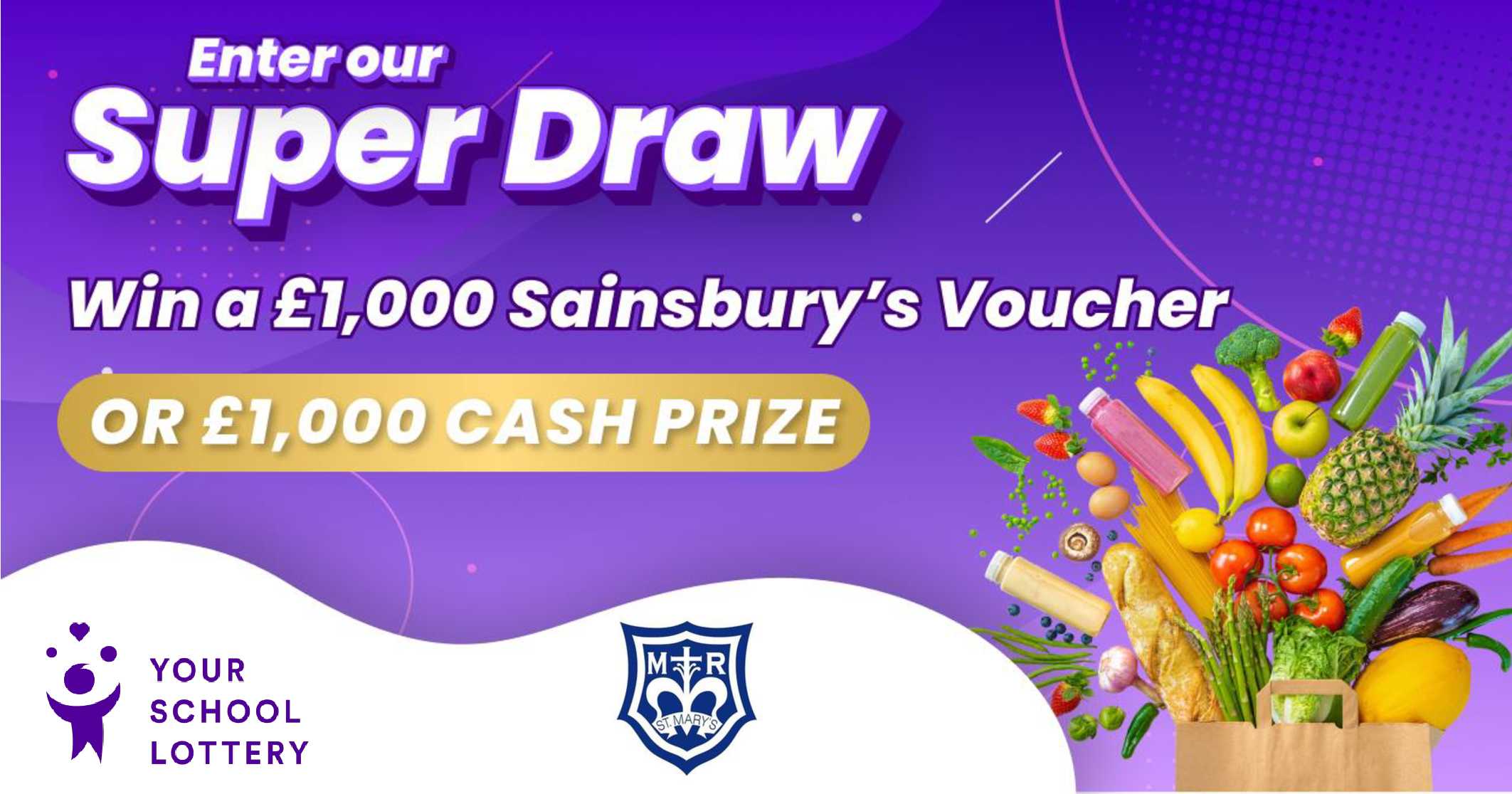 Support St Mary's Catholic Primary School Hornchurch when you play Your