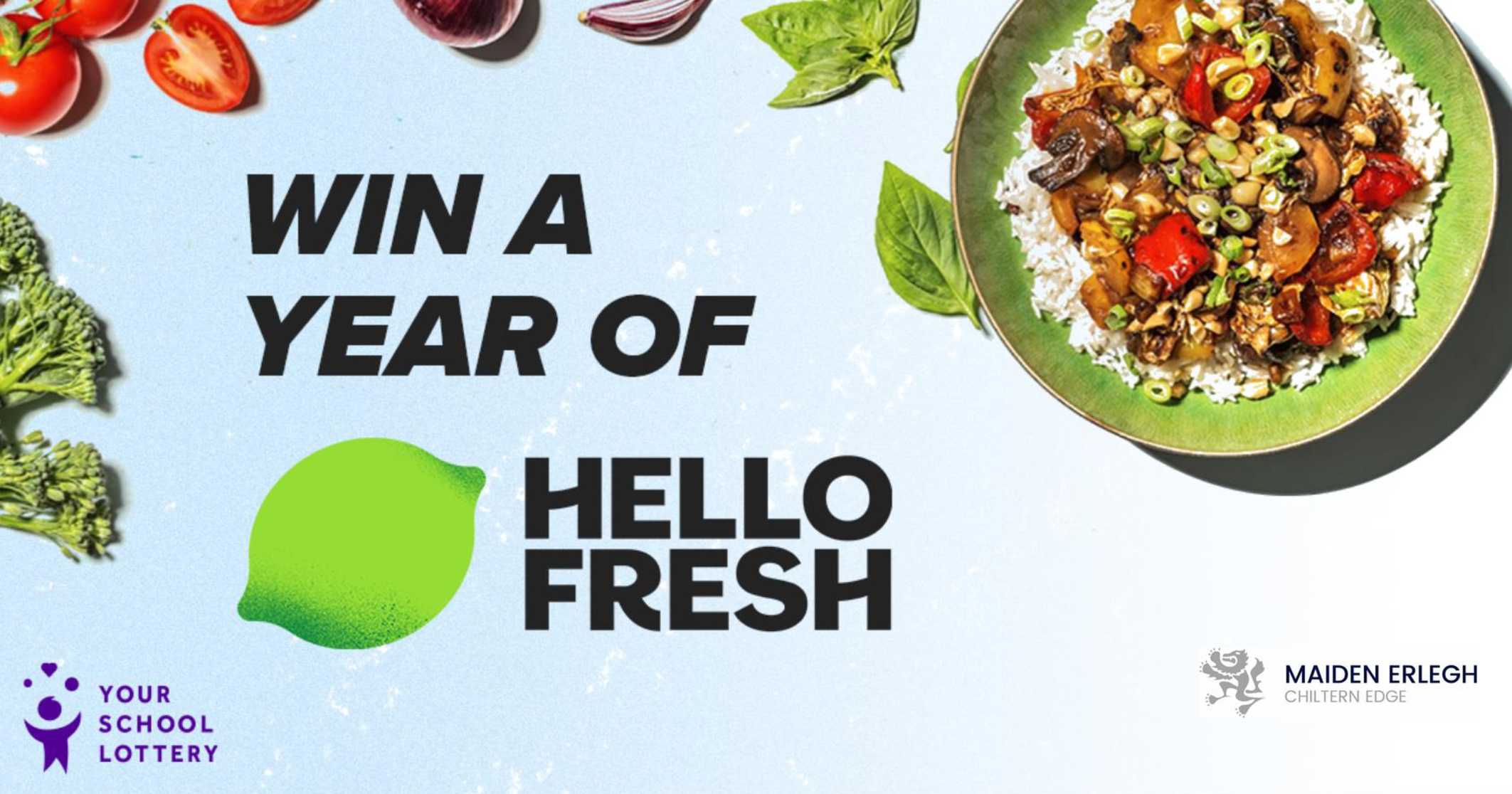 Support Maiden Erlegh Chiltern Edge when you play Your School Lottery