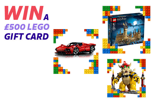 win a £500 lego gift card this july with your school lottery