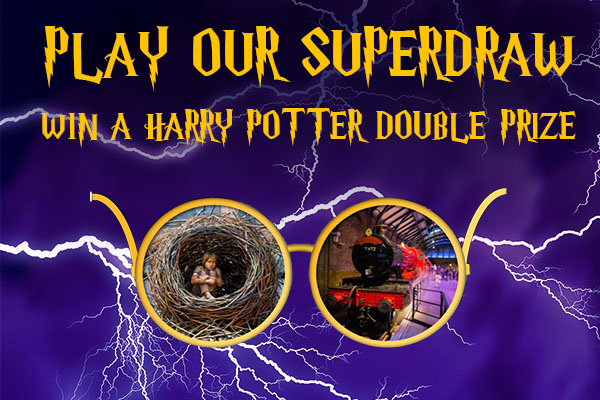 win a harry potter double prize in your school lottery's super draw