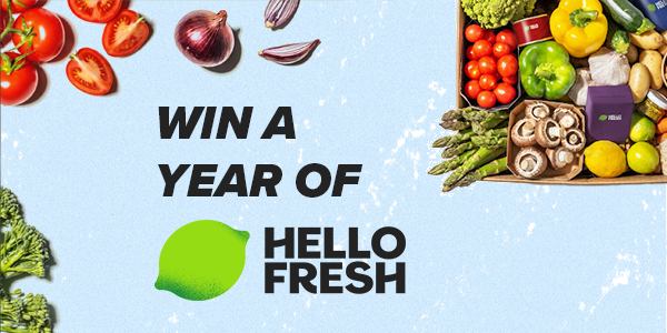 win a year of hellofresh when you play your school lottery